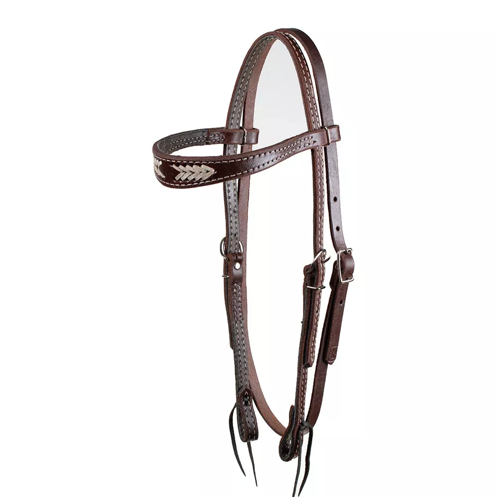 Teskey's Browband Headstall w/Rawhide