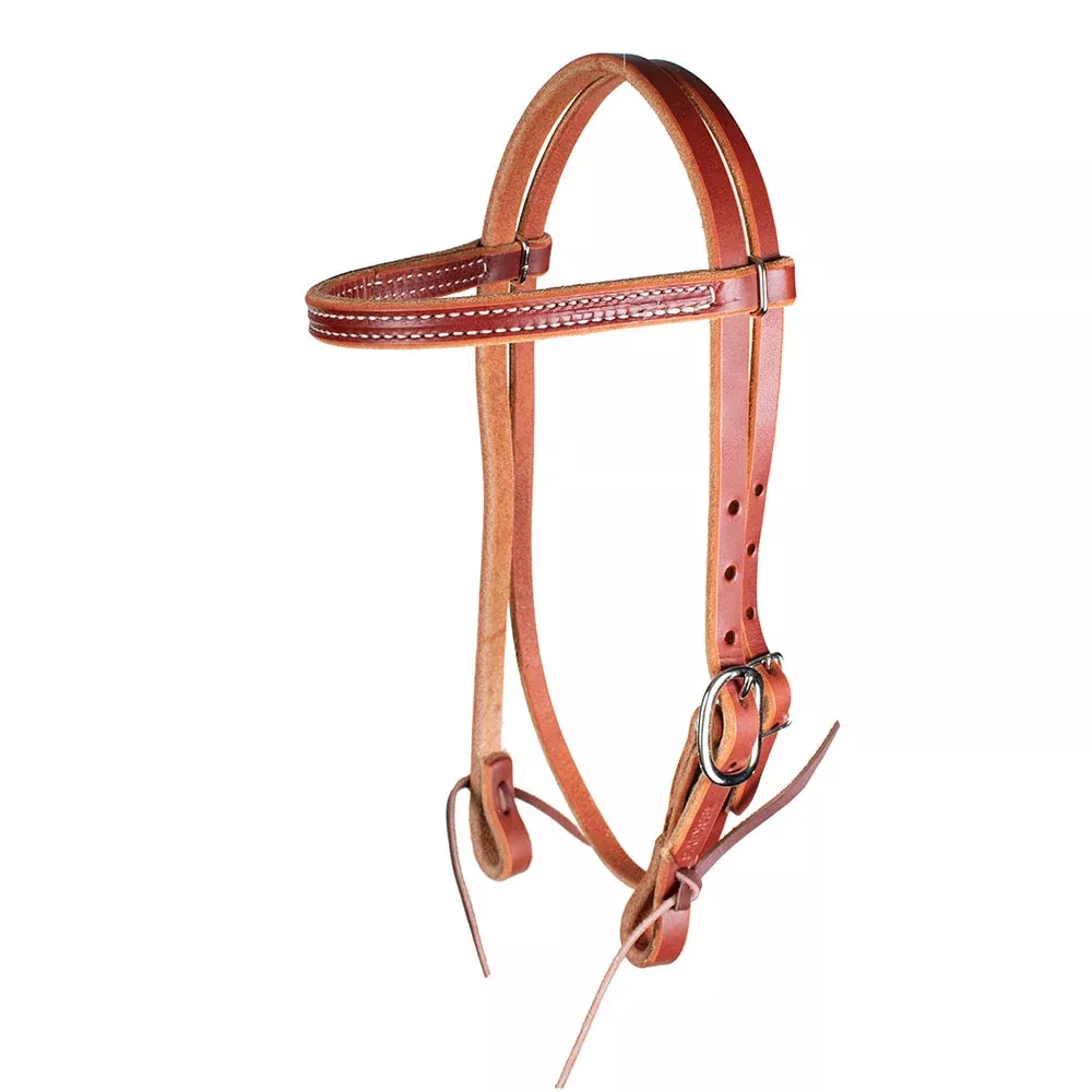 Teskey's Chestnut Pony Browband Headstall