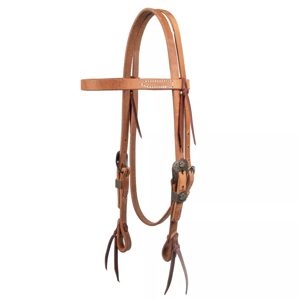Teskey's Cowboy Harness Browband Headstall