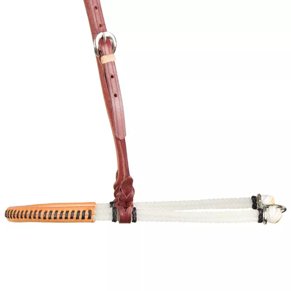 Teskey's Double Rope Leather Covered Noseband