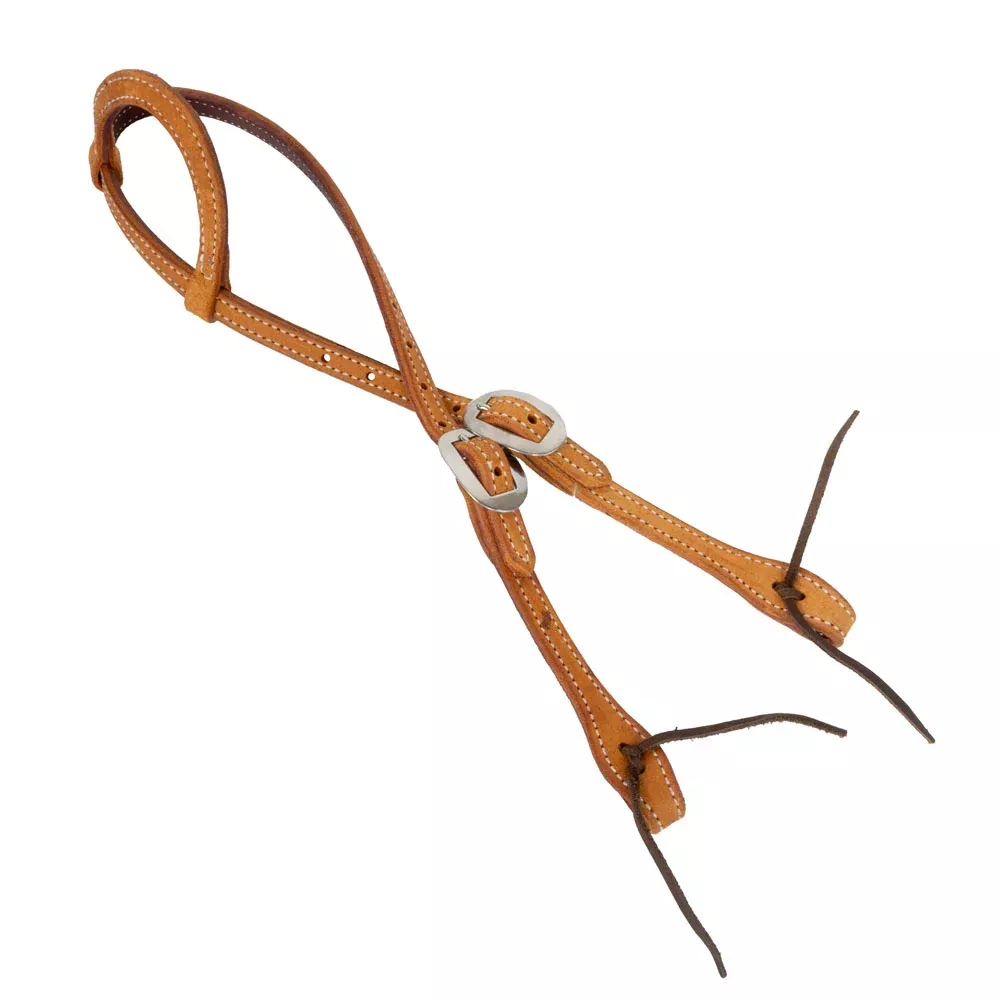 Teskey's Gold Dbl-N-Stitched One Ear Headstall