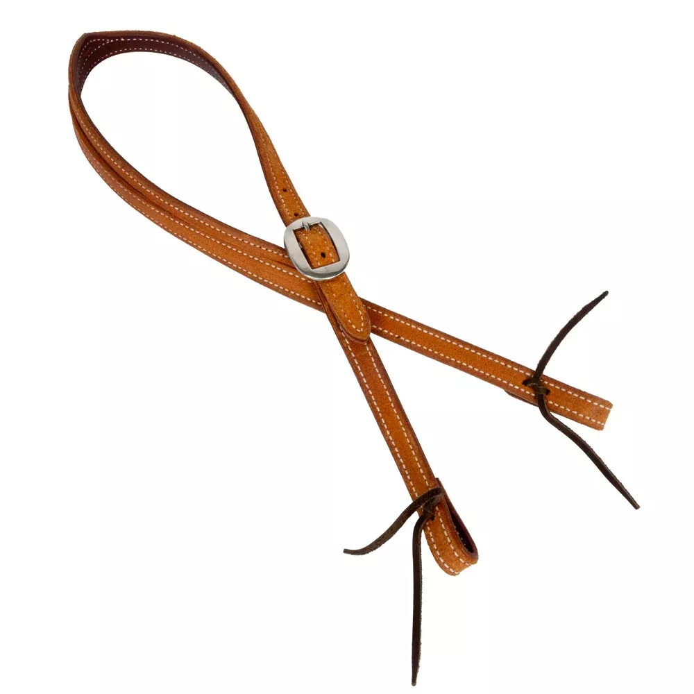 Teskey's Gold Dbl-N-Stitched Split Ear Headstall