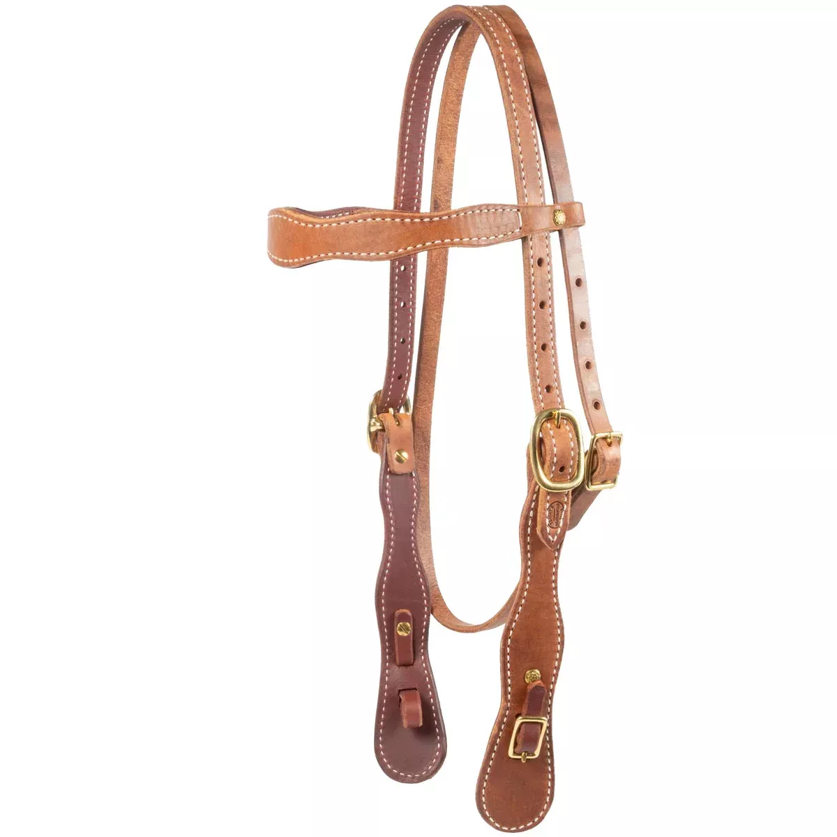 Teskey's Harness Leather Cowboy Headstall