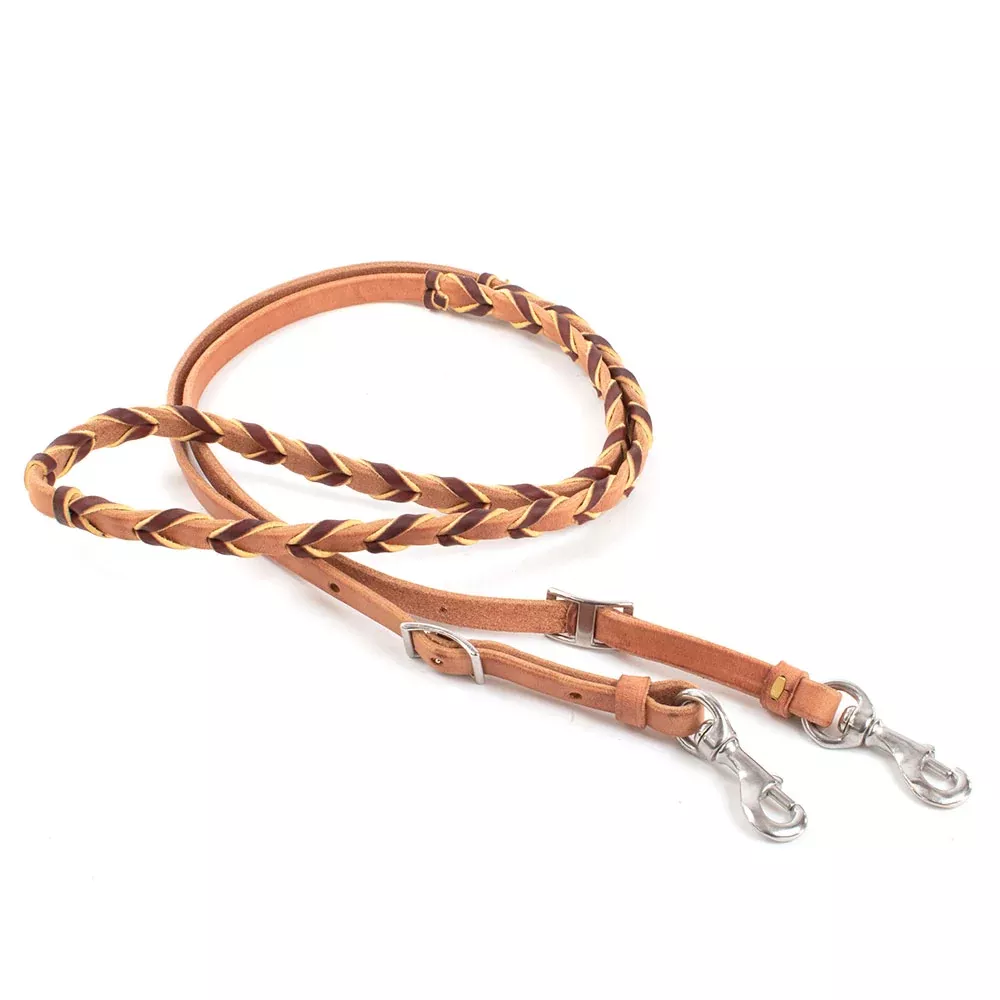 Teskey's Latigo Laced Barrel Reins
