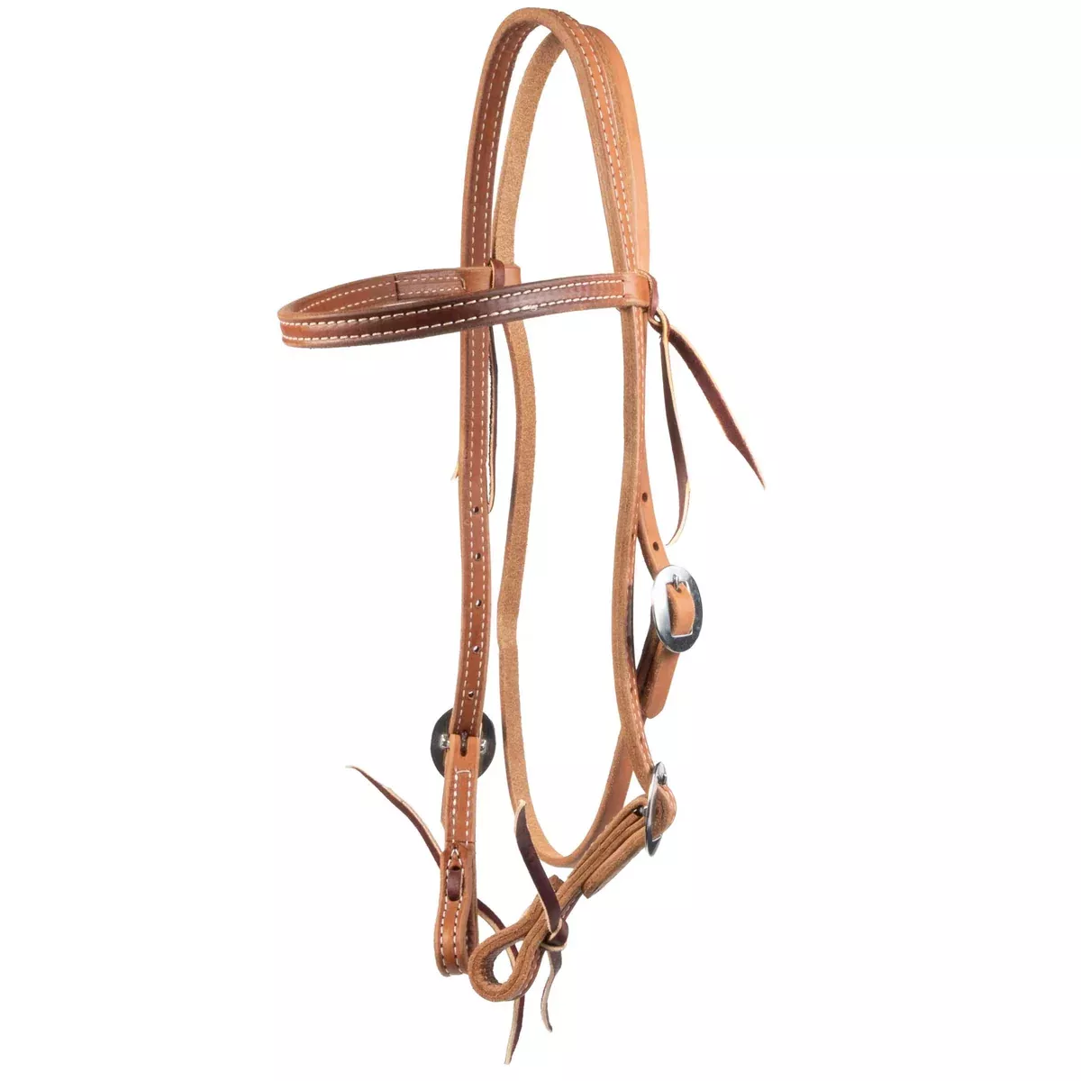 Teskey's Light Oil Doubled Leather Browband Headstall