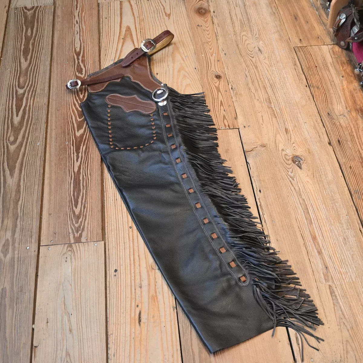 Teskey's Medium Dark Espresso Shotgun Chaps
