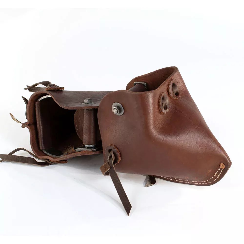 Teskey's Monkey Nose Leather Tapadero Stirrups