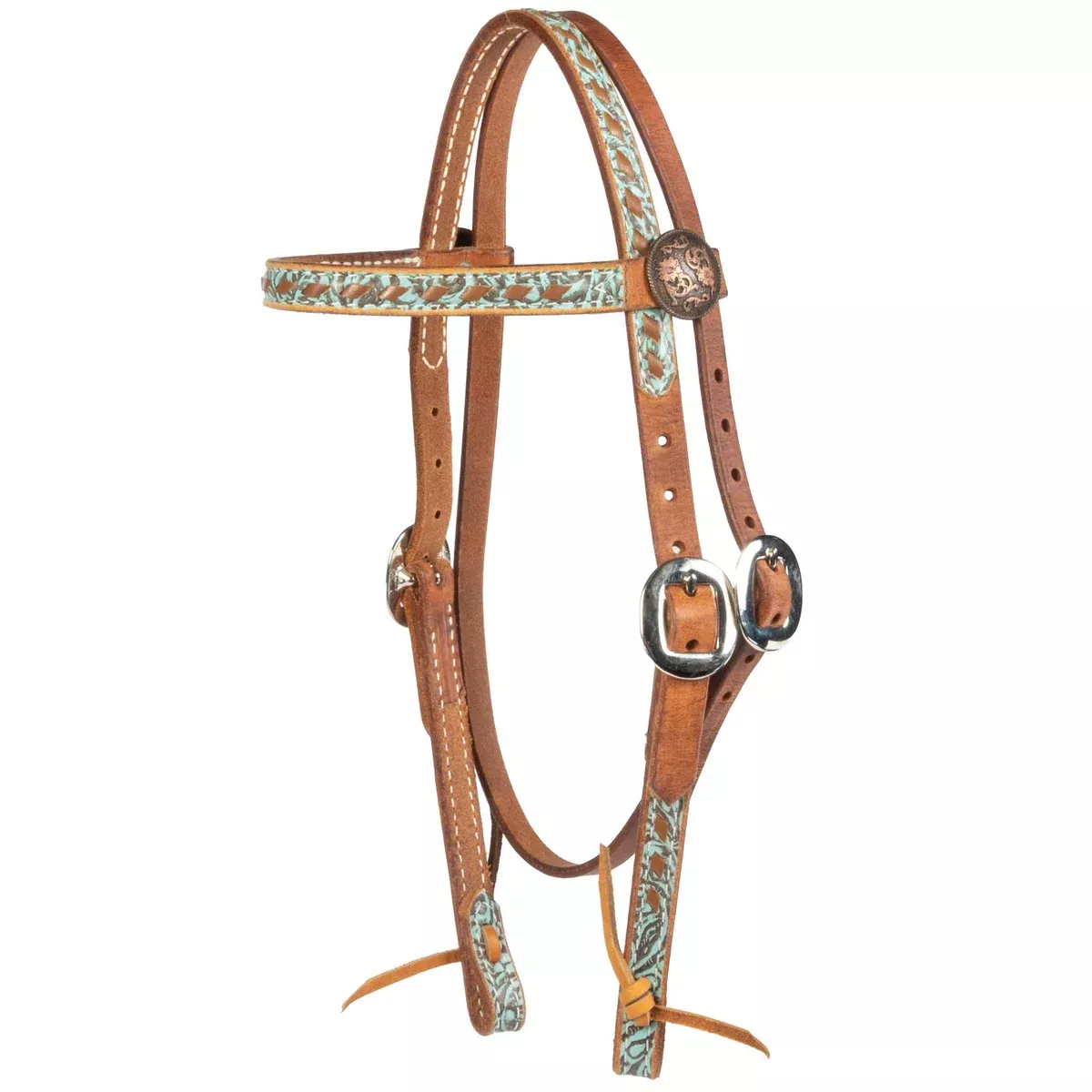 Teskey's Western Print Pony Headstall