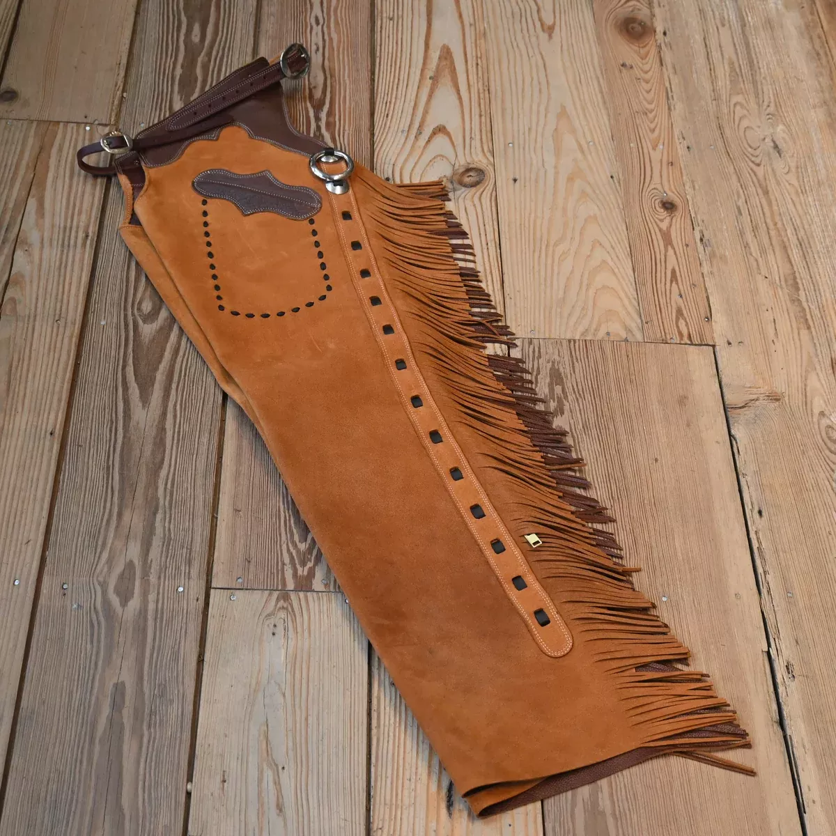 Teskey's X-Large Roughout Light Rust Shotgun Chaps