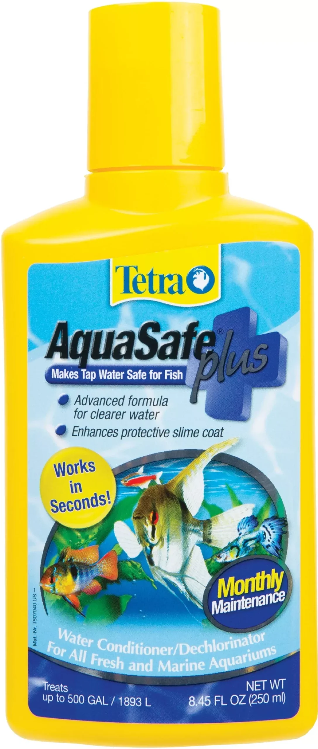 Tetra AquaSafe Plus Water Conditioner, 8.45 oz
