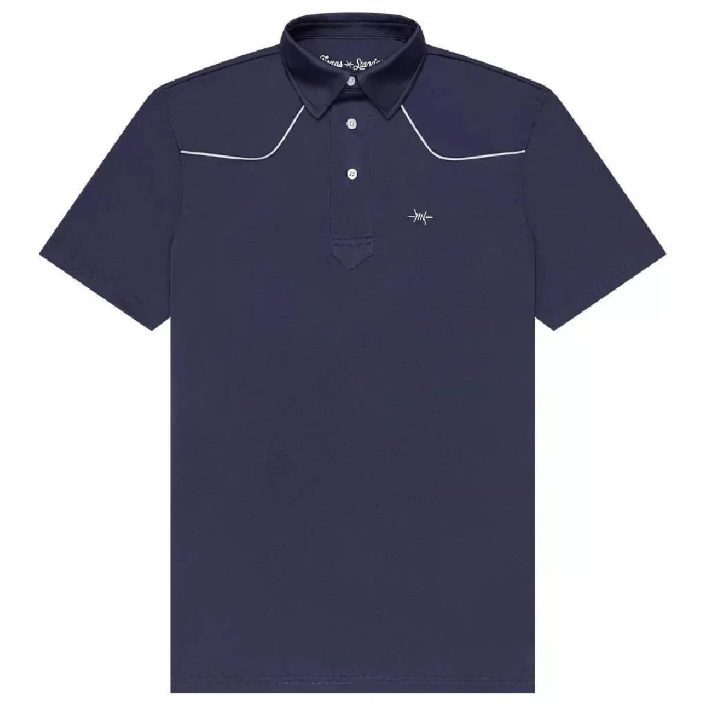 Texas Standard Lariat Western Polo - Cowboy