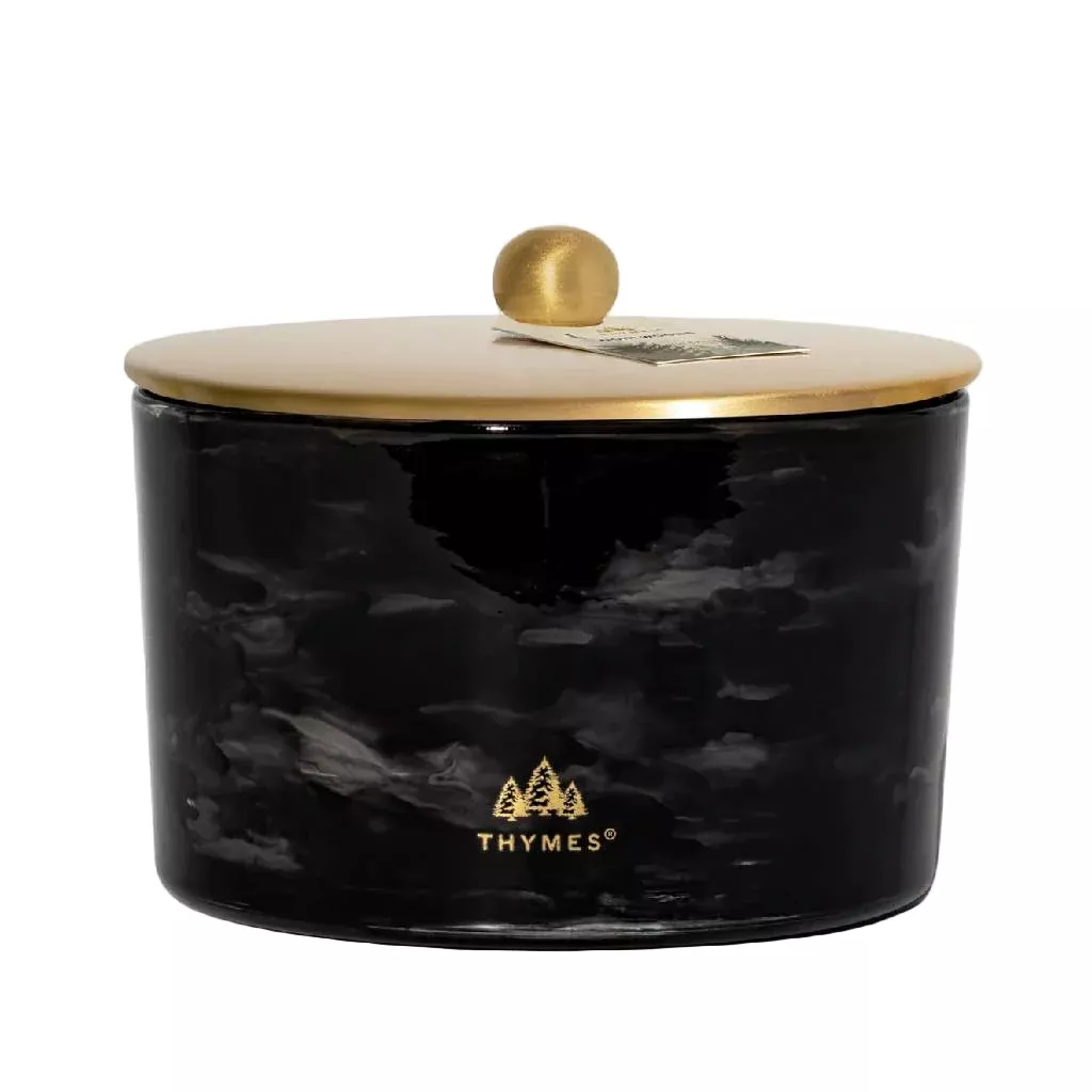 Thymes Noir Woods 3 Wick Candle