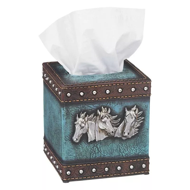 Tissue Box Cover Leather Design