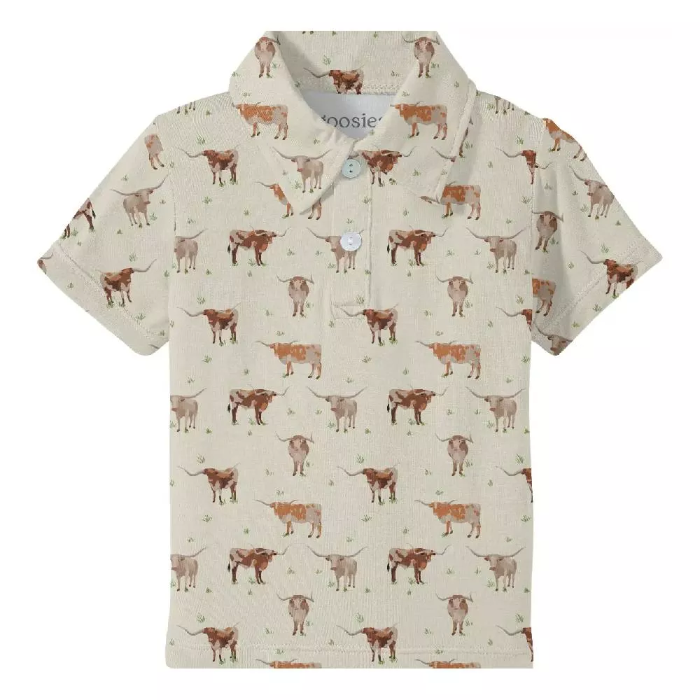 Toddler Longhorn Polo Shirt