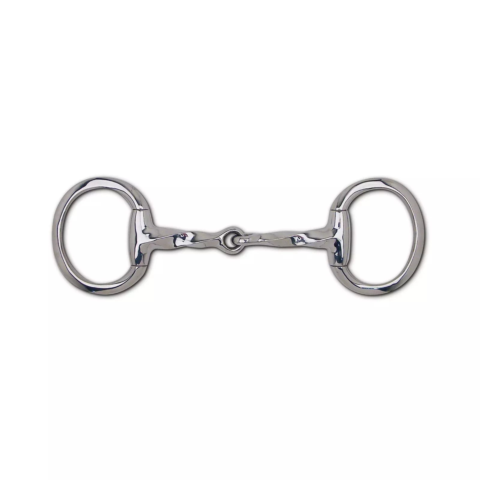 Toklat 19mm Slow Twist Snaffle Eggbutt Bit – 3 1/2″ Rings