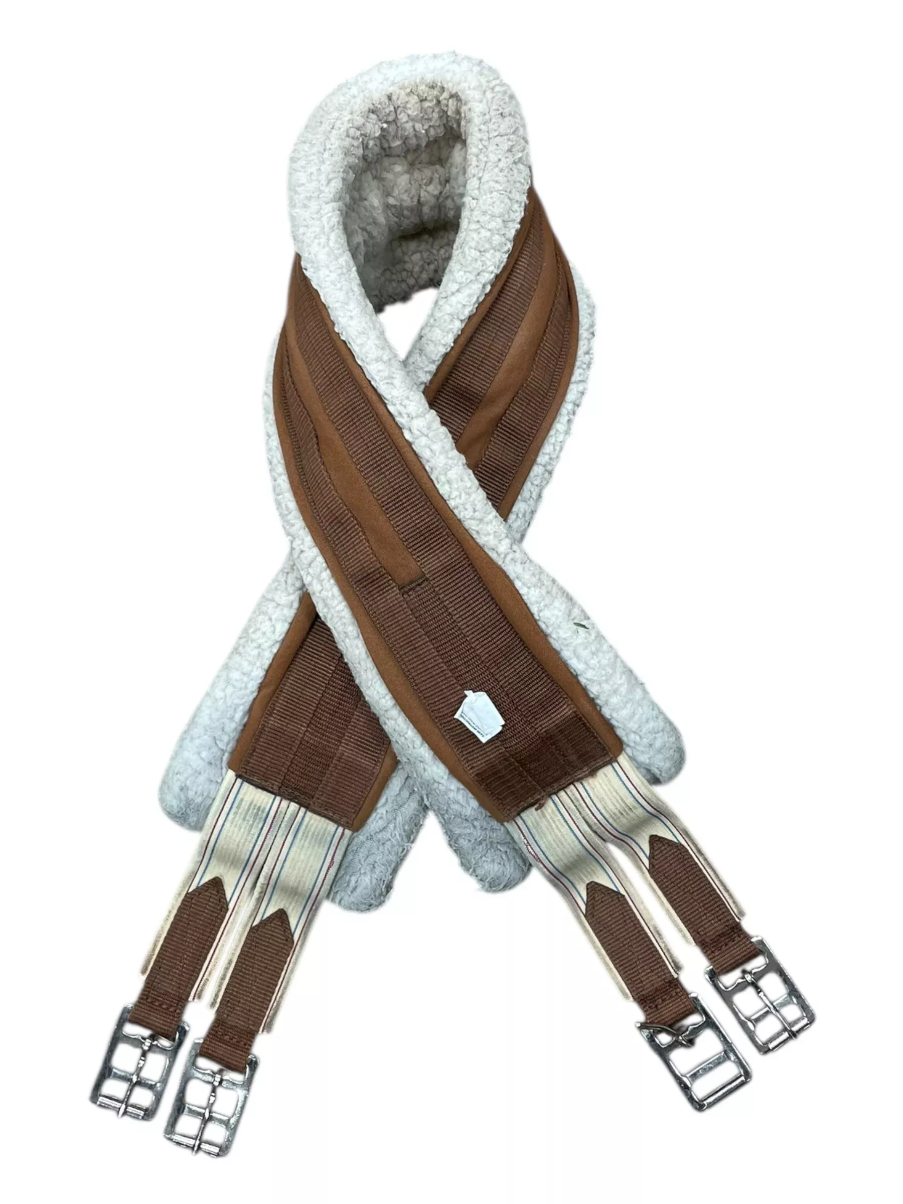 Toklat Fleece Lined Girth - Brown/Natural - 50" - USED
