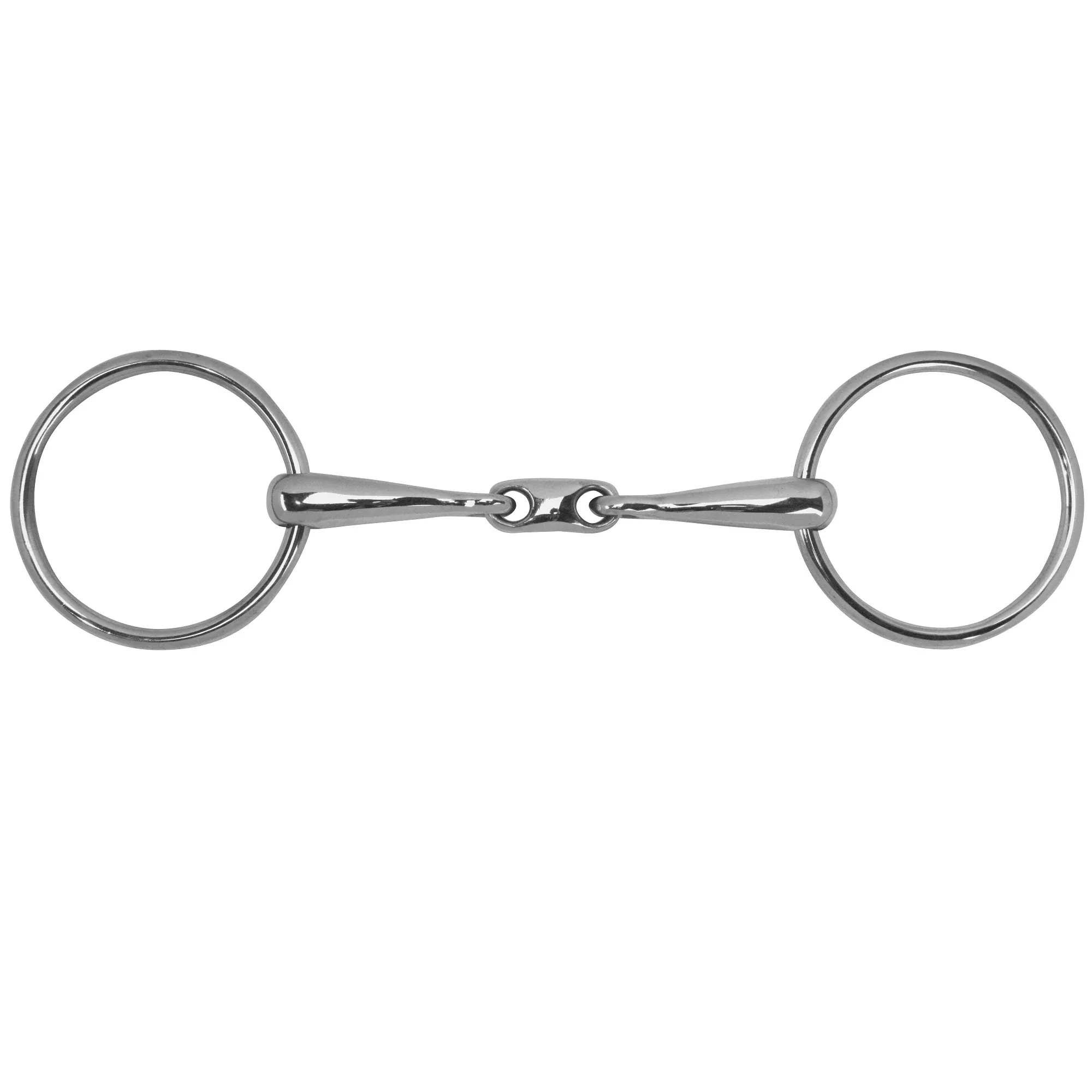 Toklat Loose Ring Bradoon 3 Piece Lozenge Snaffle Bit – 13Mm
