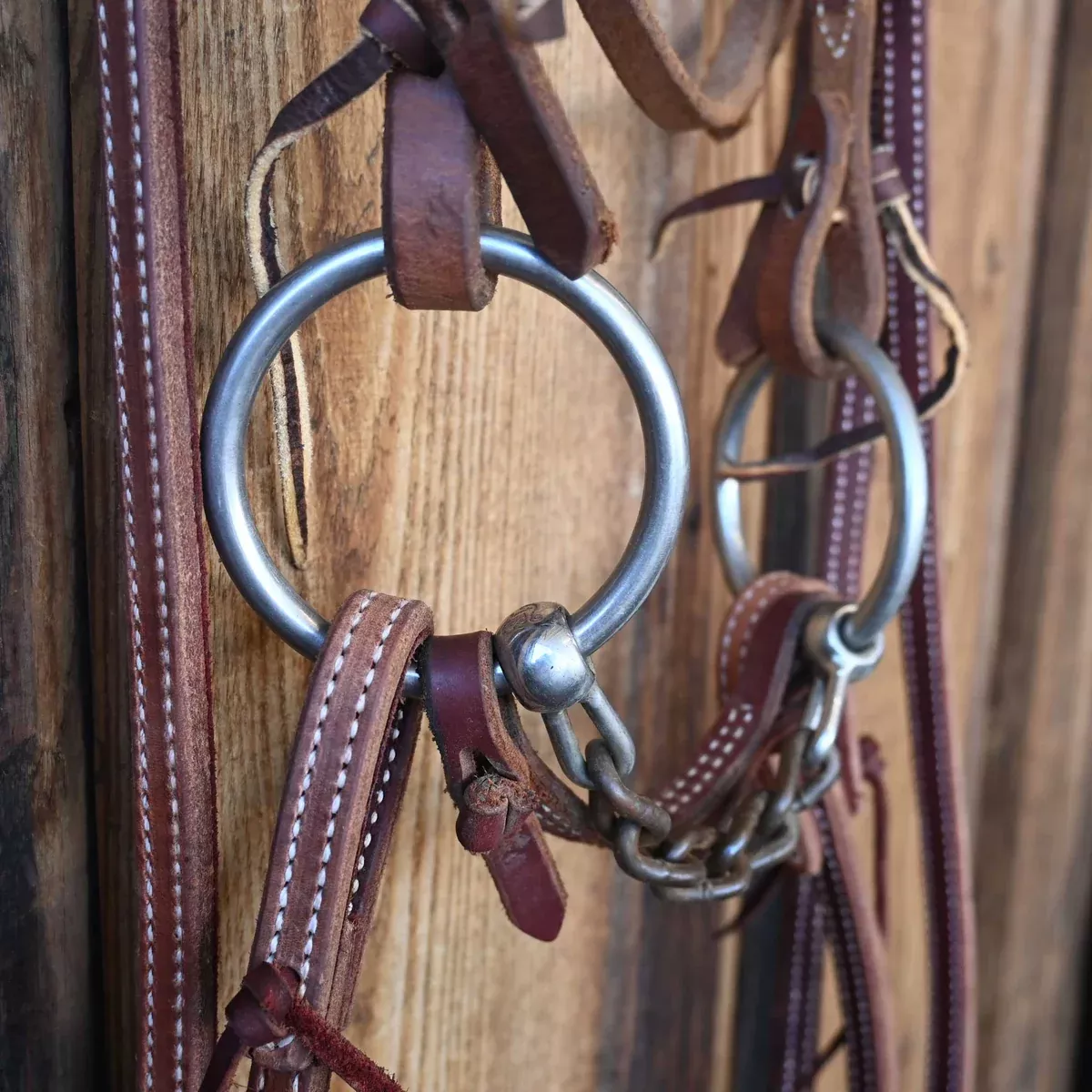 Tom Balding O-Ring Chain Bridle Rig w/Browband Headstall