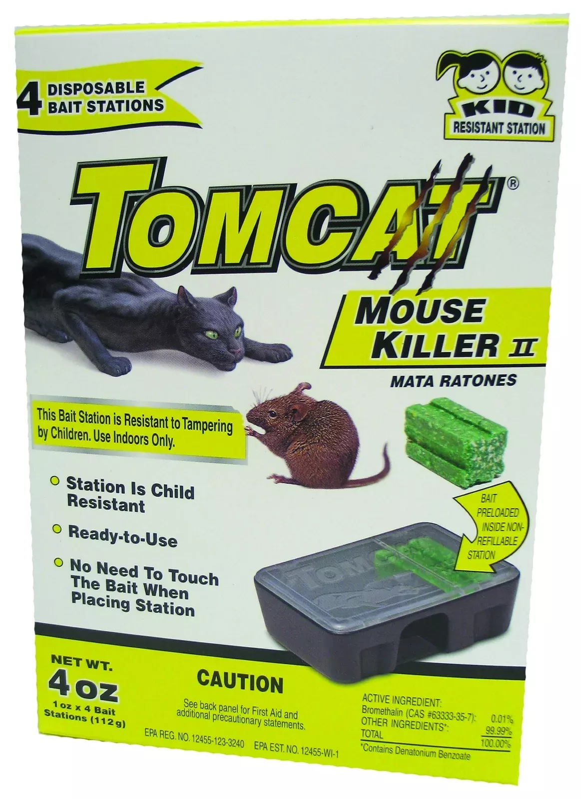 TOMCAT Disposable Mouse Killer II