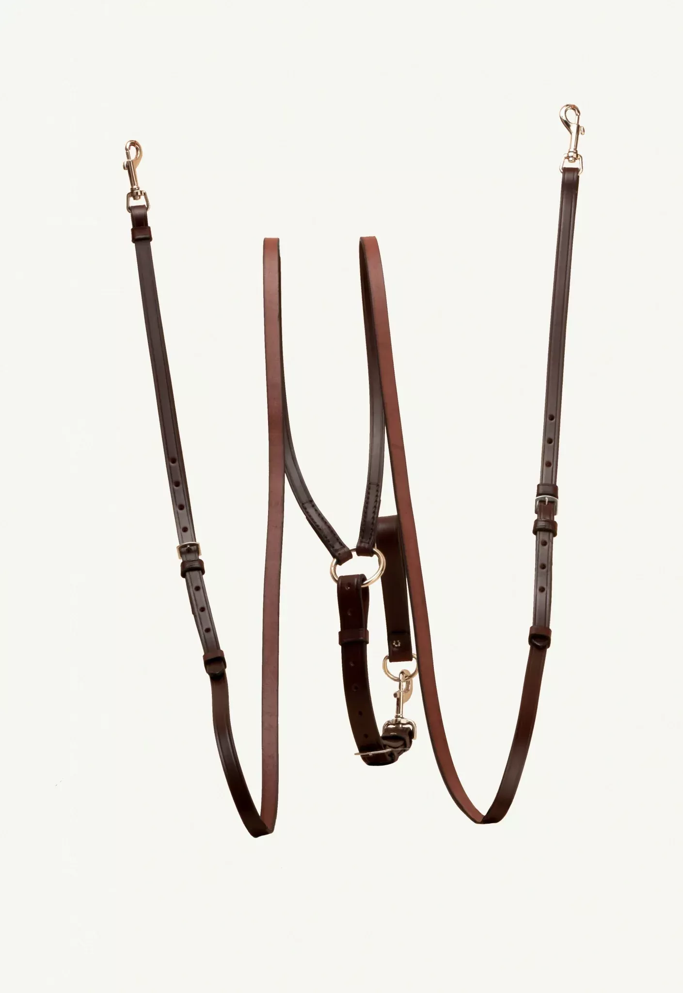 Tory Leather Deluxe Vienna Sliding Side Reins - Snaps