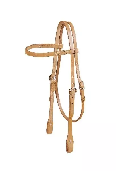 Tory Leather Single Ply Browband Headstall