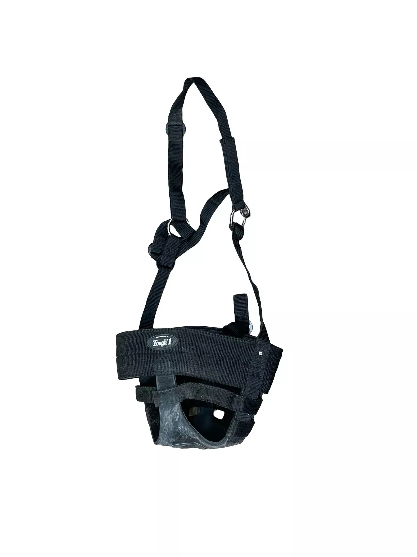 Tough-1 Grazing Muzzle - Black - Horse - USED