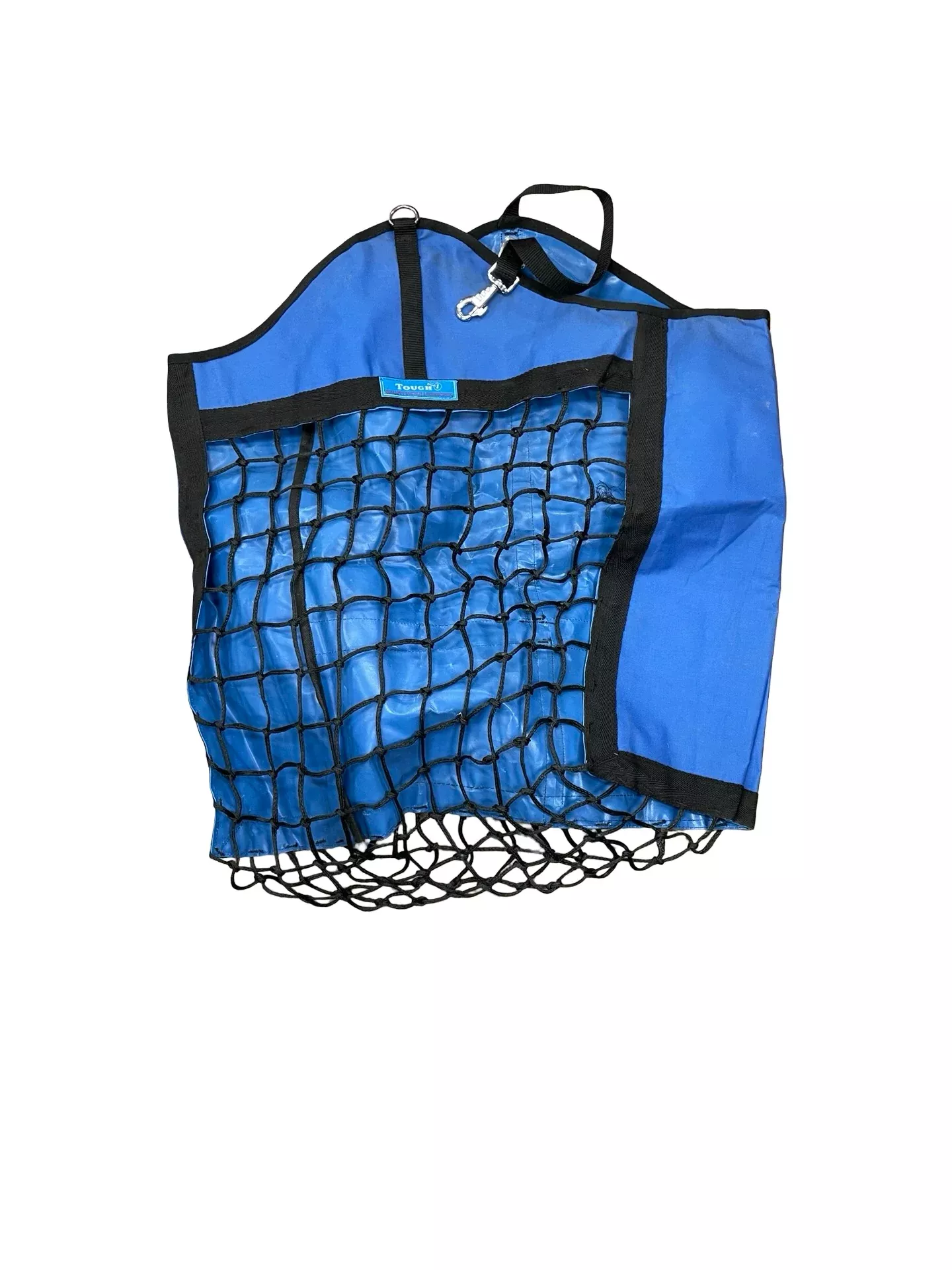 Tough-1 Hay Bag - Blue - Approx 25" x 25" - USED