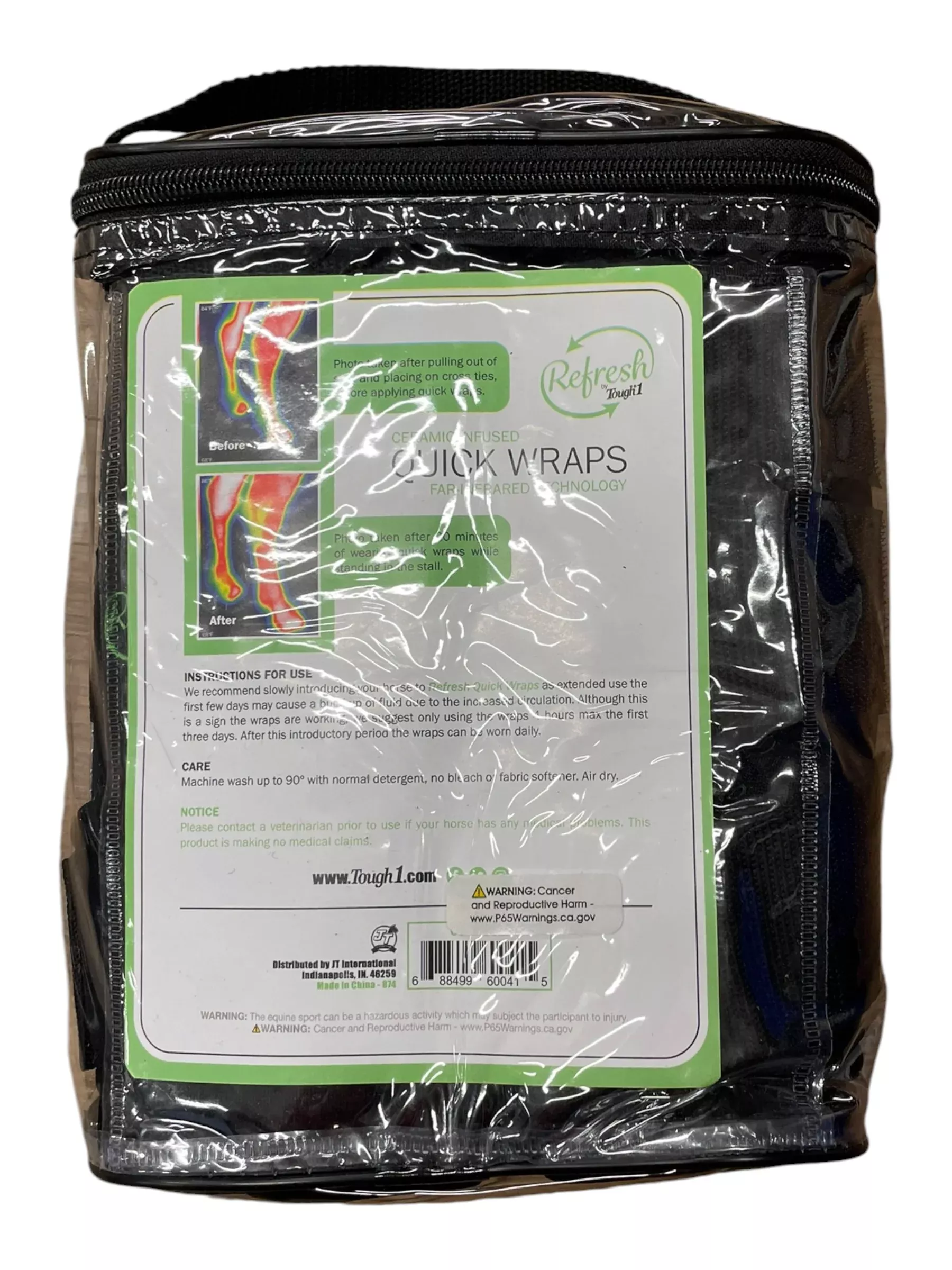 Tough-1 Refresh Quick Wraps *Pair Of 2* - Black - Mini - USED