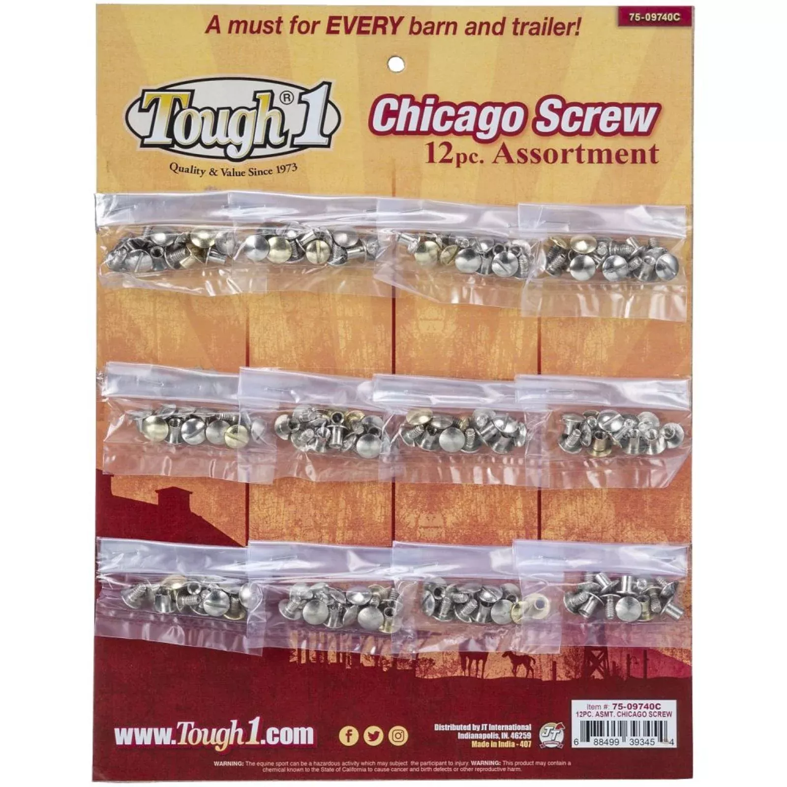 Tough1 Chicago Screw Assortment