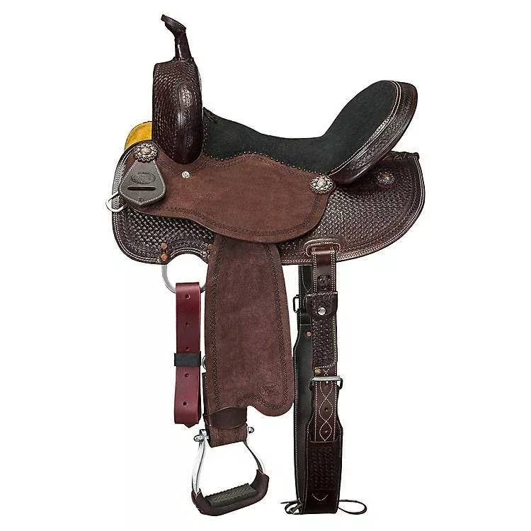 Tough1 Greeley Round Skirt Barrel Saddle Package
