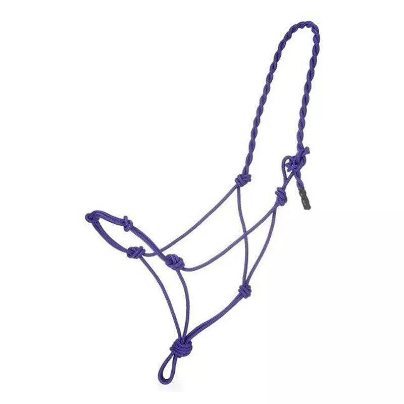 Tough1 Knotted Rope and Twisted Crown Training Halters - 6 Pack