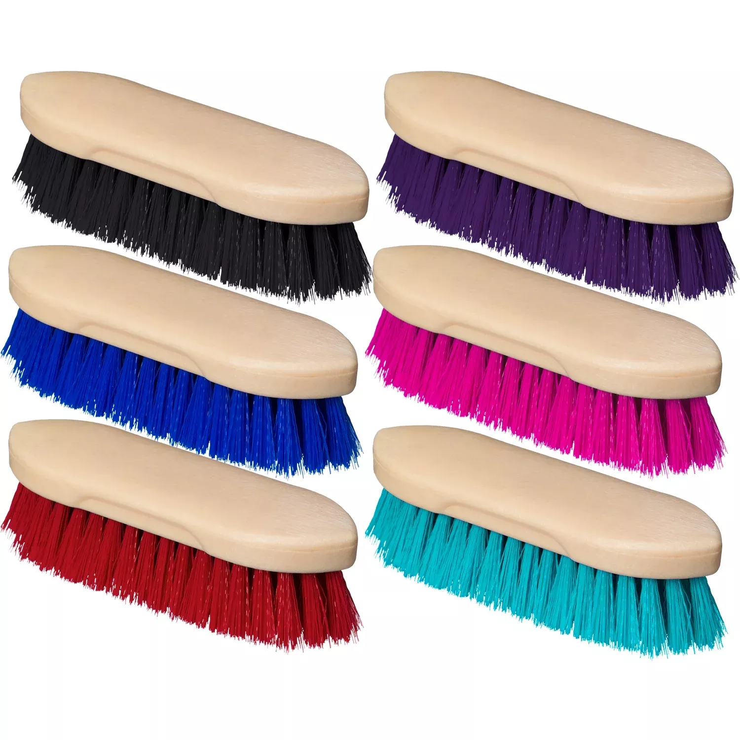 Tough1 Premier Medium Bristle Brush - 6 Pack