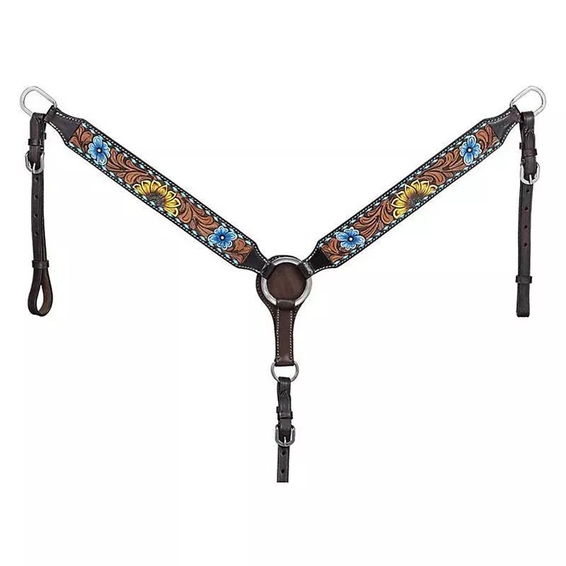 Tough1 Sunflower and Buckstitch Breast Collar