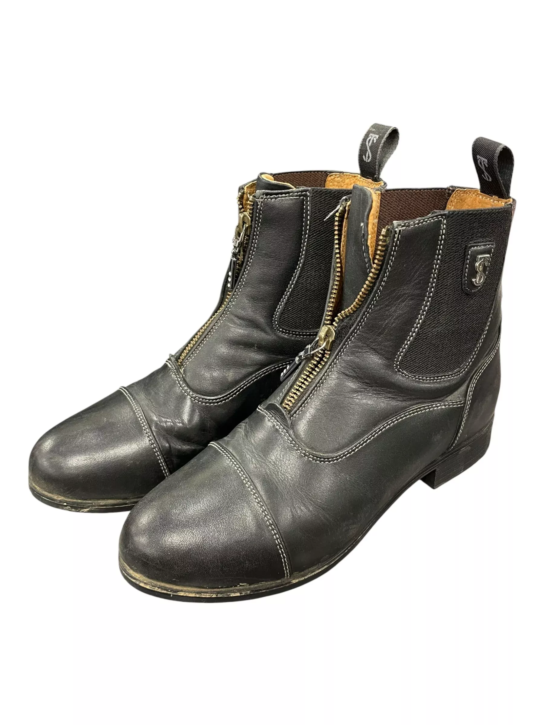 Tredstep Donatello Paddock Boots - Black - 39 (US 8-8.5) - USED