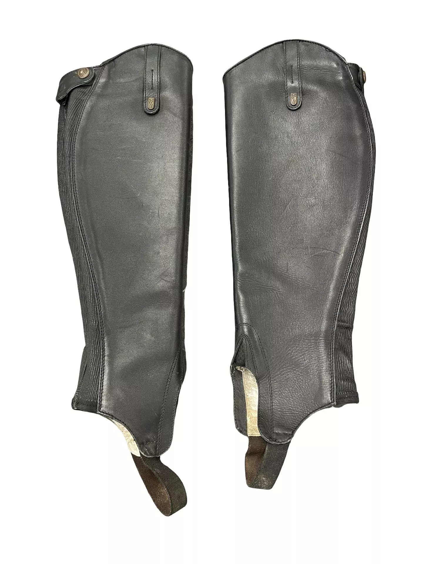 Tredstep Half Chaps - Black - C 15" / L 18" - USED