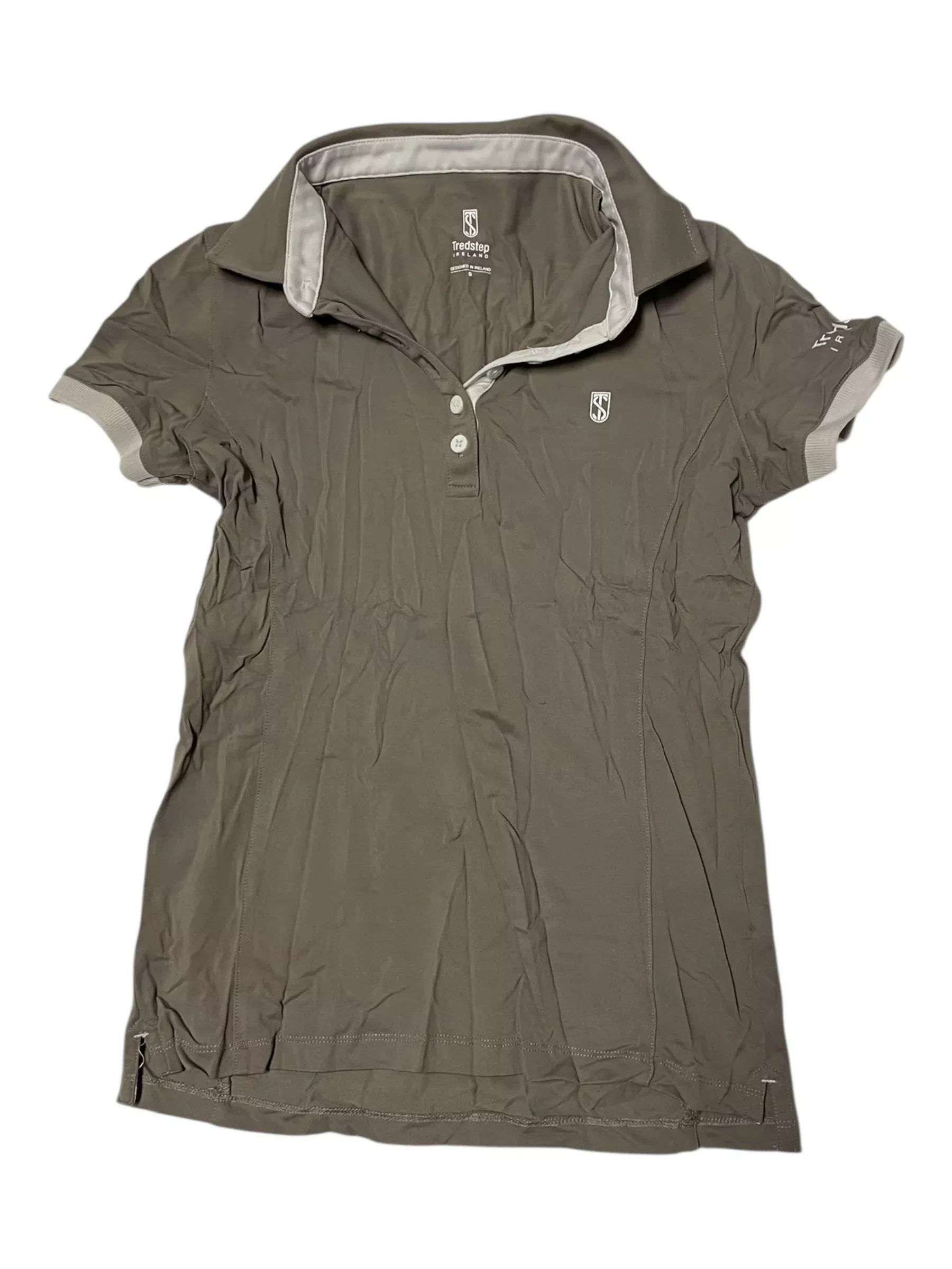 Tredstep SS Polo - Light Gray Taupe - S - USED