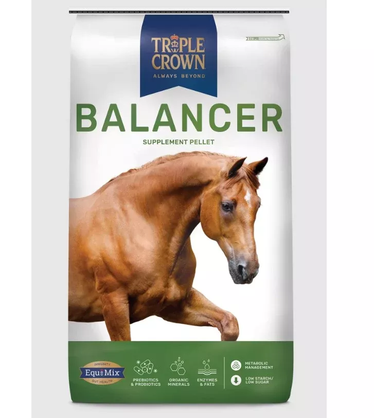 Triple Crown 30% Ration Balancer Pellet Horse Feed, 50 lb