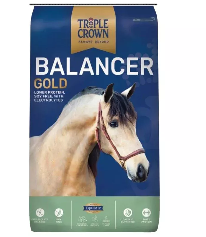 Triple Crown Balancer Gold Pellet Horse Feed, 50 lb