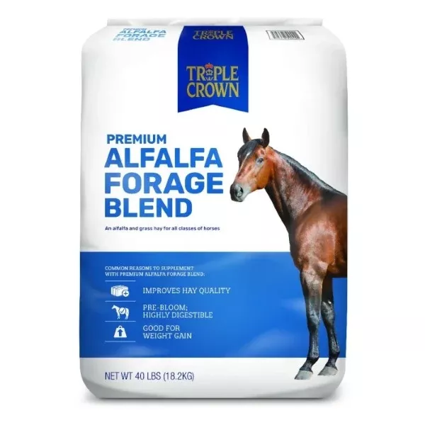 Triple Crown Premium Alfalfa Forage Blend, 40 lb