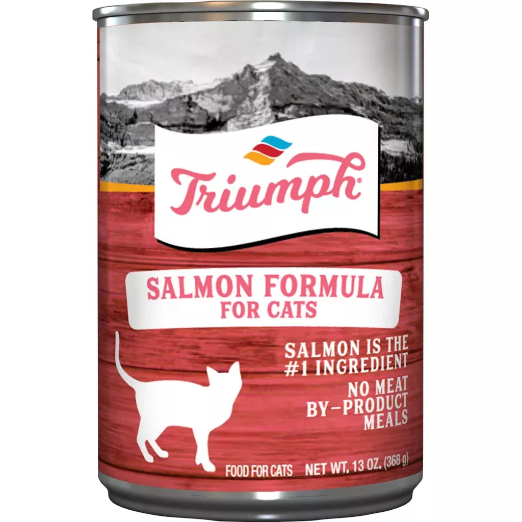 Triumph Canned Cat Food, Salmon, 13 oz
