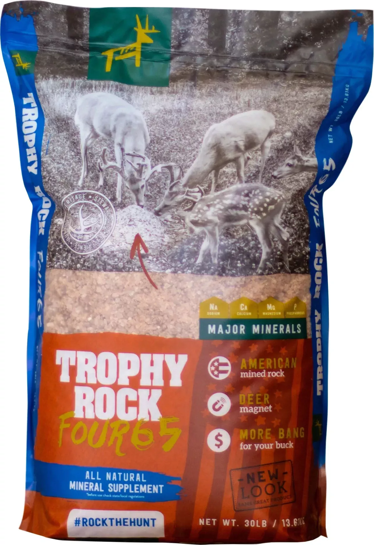 Trophy Rock Four65 All-Natural Mineral Supplement, 30 lb