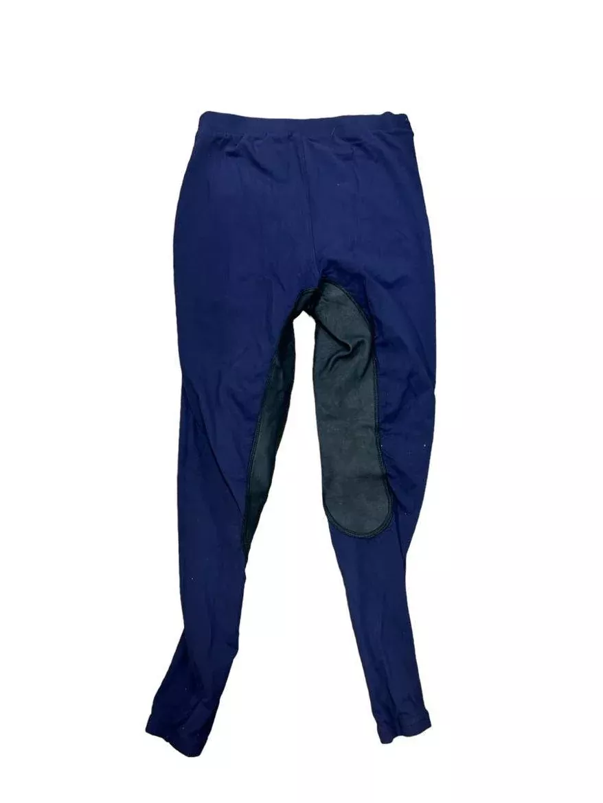 Tropical Rider Tights - Navy- Full Seat - LUSED