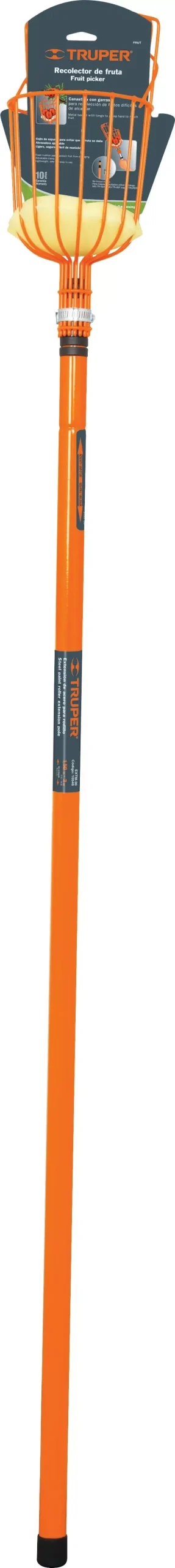 Truper Telescoping Fruit Tree Picker 96 in Aluminum