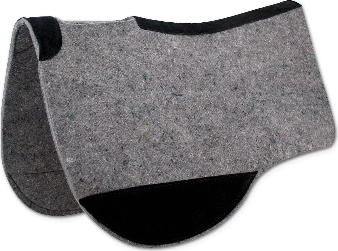Tucker Cut Back Felt Round Contour Western Saddle Pad