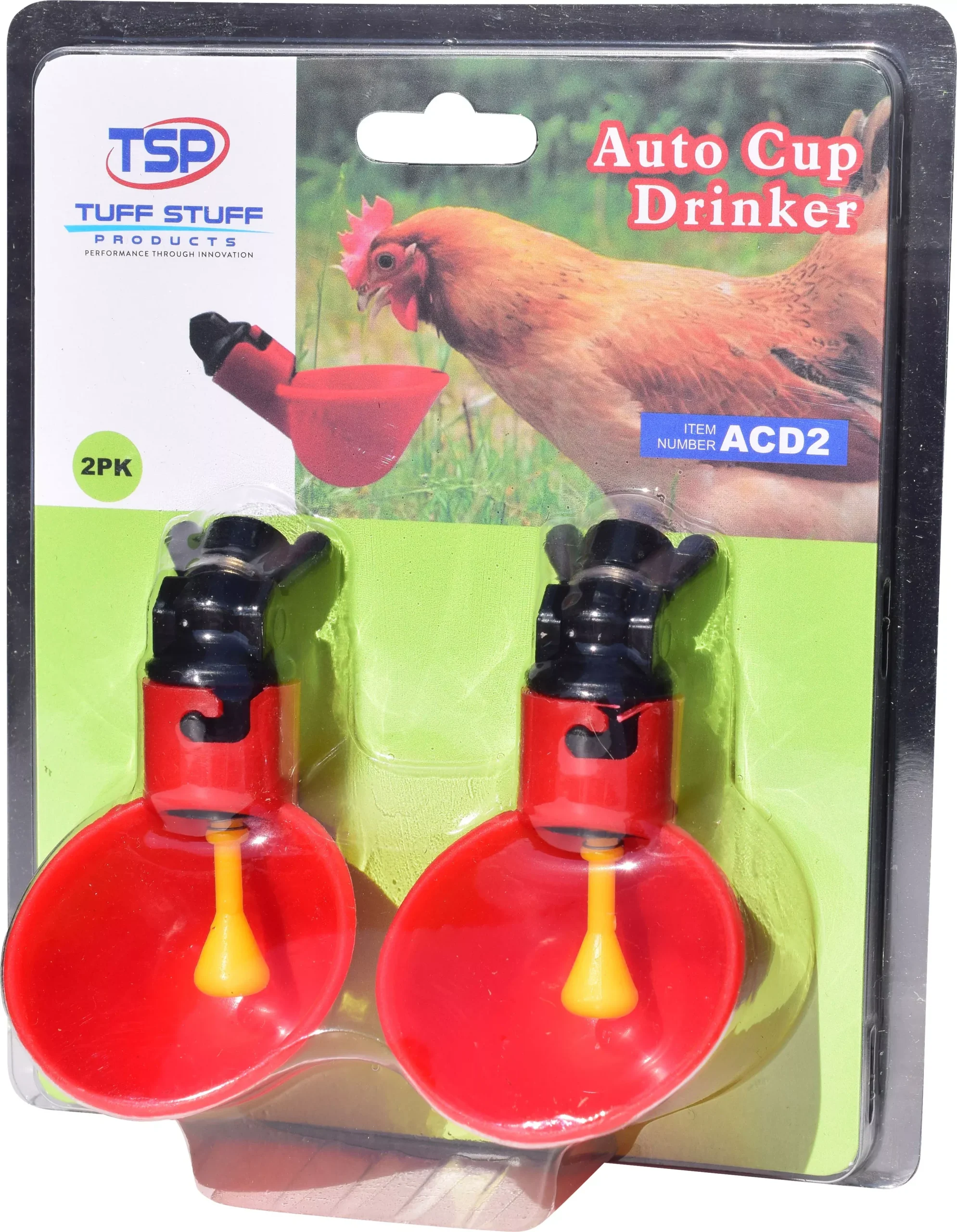 Tuff Stuff Automatic Chick Cup Drinker 2 Pack