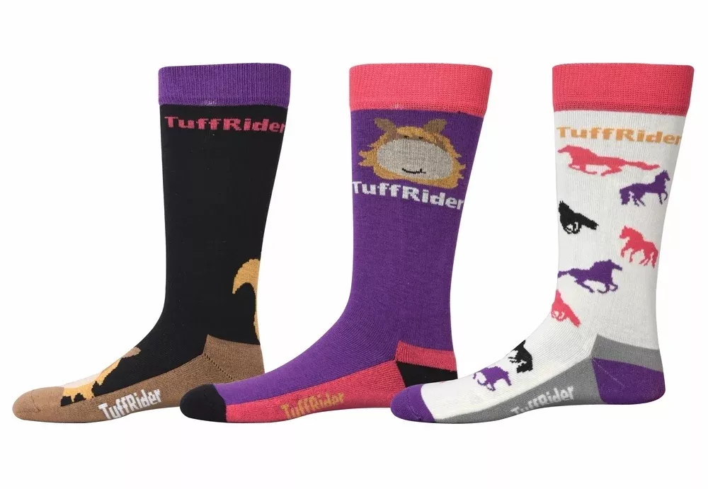 Tuffrider Asher Socks - 3 Pack - Kids