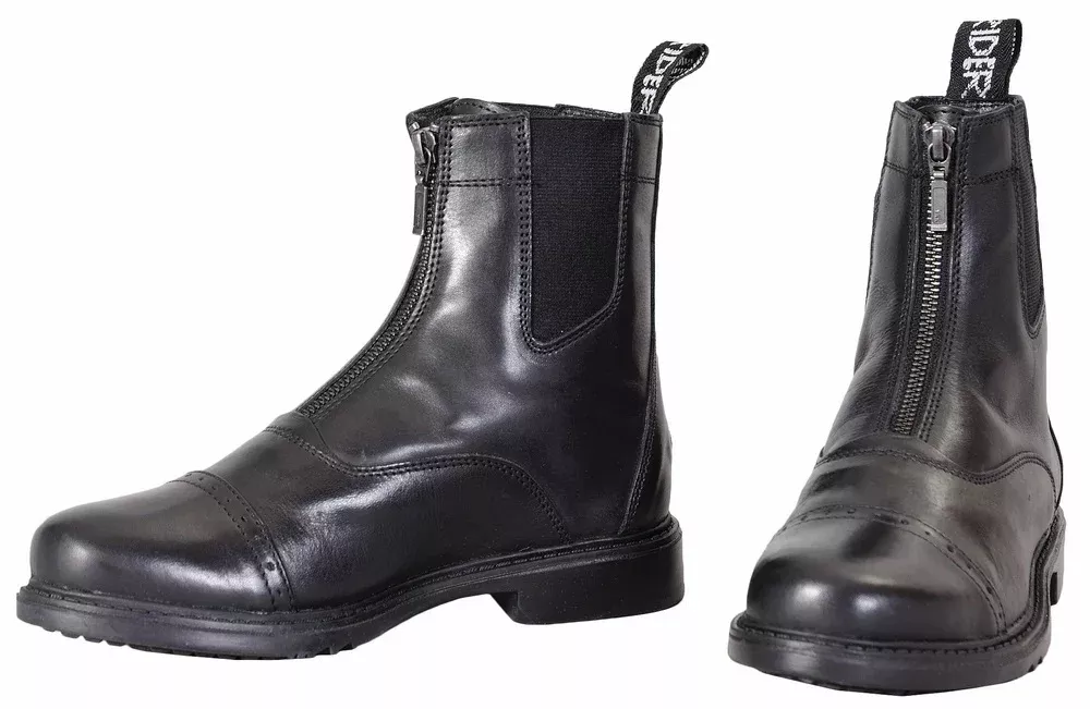 TuffRider Baroque Front Zip Paddock Boots - Ladies
