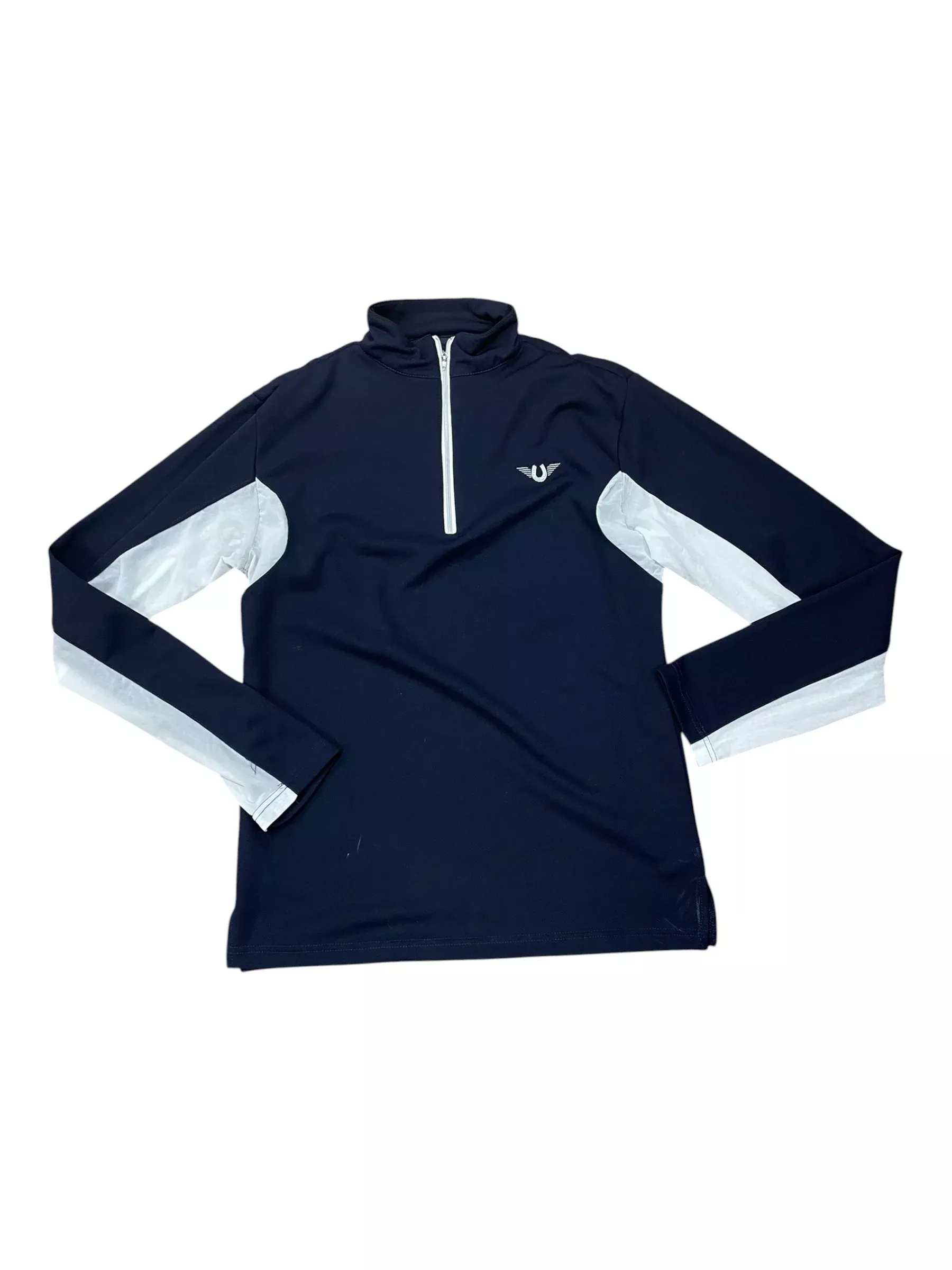 Tuffrider Sun Shirt - Navy/White - M - USED