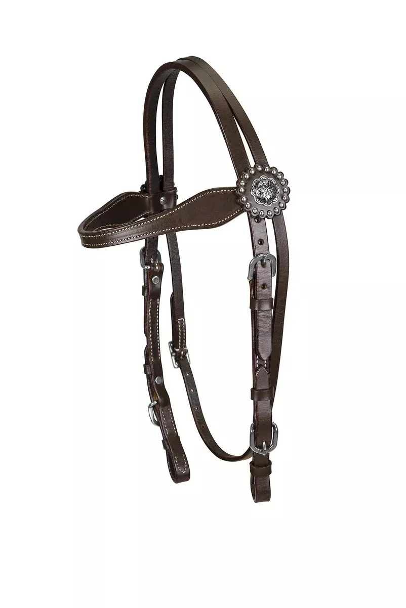 TuffRider Western Browband Concho Headstall