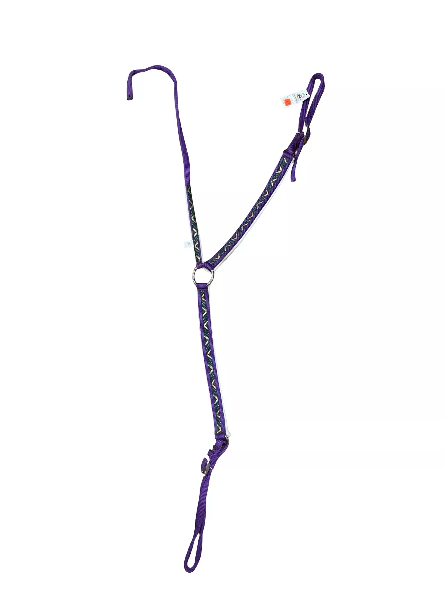 Tuffy Breast Collar - Purple/Multi - Est. F/S - USED